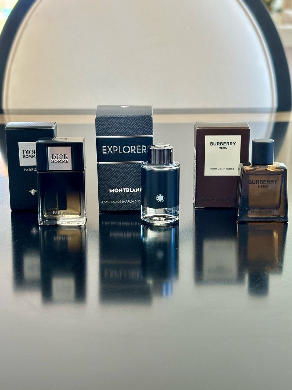 Men’s Miniature Par Discovery Set with Dior Homme, Montblanc, and Burberry Hero